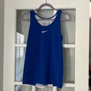 Nike blue tank top